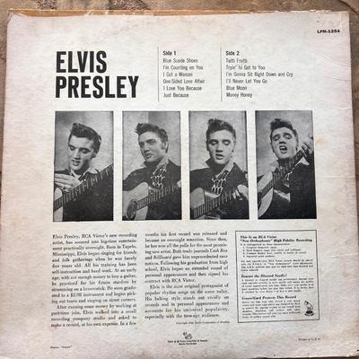 ELVIS PRESLEY Self Titled Vinyl 1st Pressing Rca Lpm-1254 - Hollywood