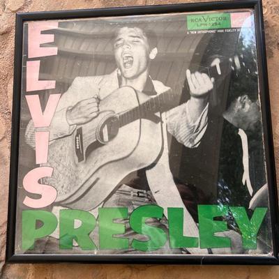 ELVIS PRESLEY Self Titled Vinyl 1st Pressing Rca Lpm-1254 - Hollywood