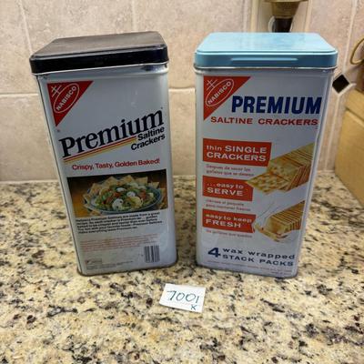 Cracker tins