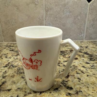Hazel Atlas Little red riding hood milk mug