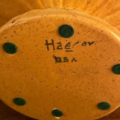 Haeger USA gold color plant pot