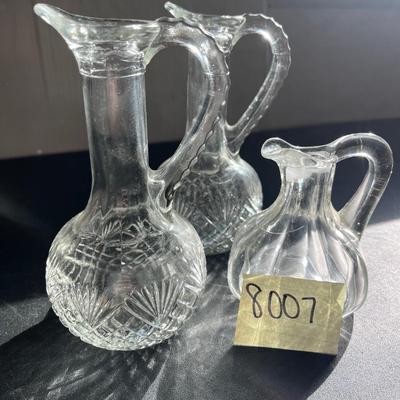 Set of 3 cruets