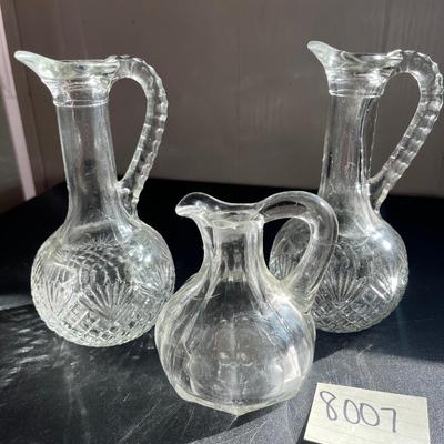 Set of 3 cruets