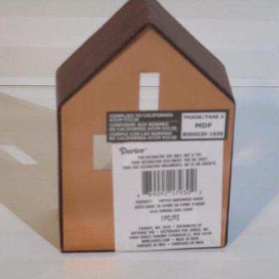 18 New - Darice Copper Cabin Wooden Shadowbox Houses Choice DD/FF