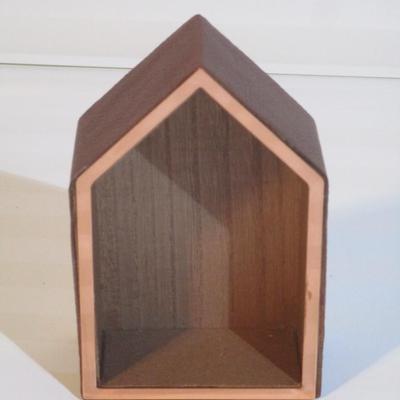 18 New - Darice Copper Cabin Wooden Shadowbox Houses Choice DD/FF