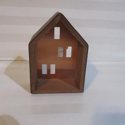 18 New - Darice Copper Cabin Wooden Shadowbox Houses Choice DD/FF