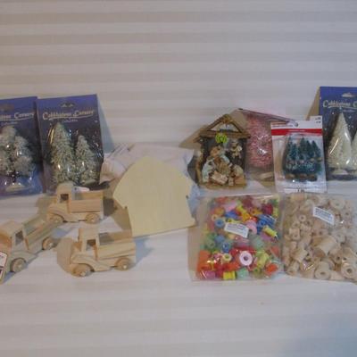 New In The Package Holiday Crafting Items Choice JJ/KK (See All Pictures)