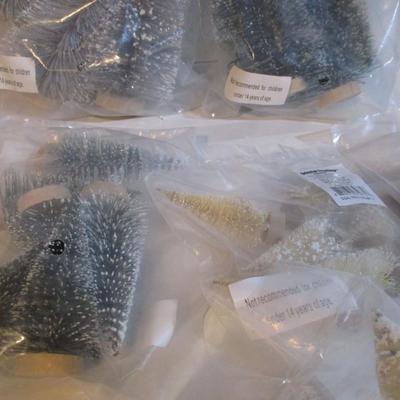 New In The Package Oriental Trading Silver Sisal Trees Assortment Choice OO