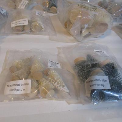 New In The Package Oriental Trading Silver Sisal Trees Assortment Choice OO