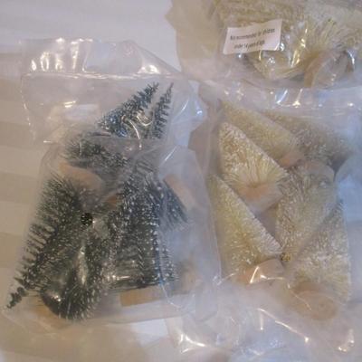 New In The Package Oriental Trading Silver Sisal Trees Assortment Choice PP