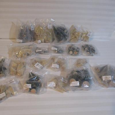 New In The Package Oriental Trading Silver Sisal Trees Assortment Choice PP