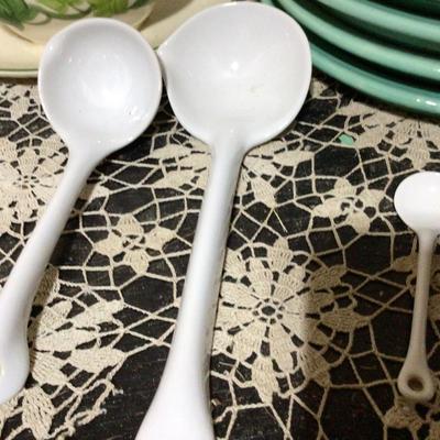 Great Pottery Utensils, Divided Plates, and Garvy Boat.