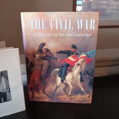 2 COFFEE TABLE BOOKS AND SEVERAL NOVELS AND NONFICTION BOOKS