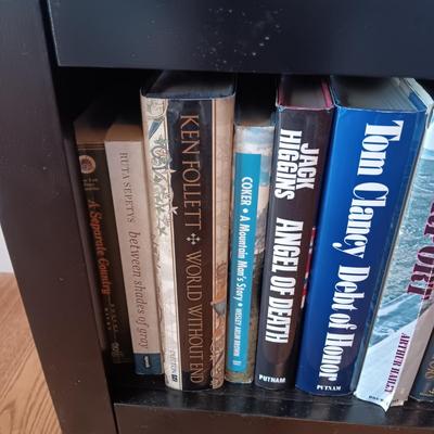 2 COFFEE TABLE BOOKS AND SEVERAL NOVELS AND NONFICTION BOOKS