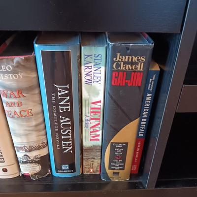 NOVELS AND NONFICTION BOOKS PLUS AN OLD GERMAN BIBLE