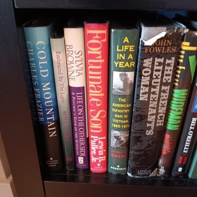 NOVELS AND NONFICTION BOOKS PLUS AN OLD GERMAN BIBLE