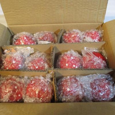 24 New - The Spring Shop - Red/White Terracotta Mushrooms