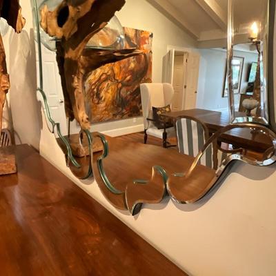 Beveled Glass 48” Decorative Mirror