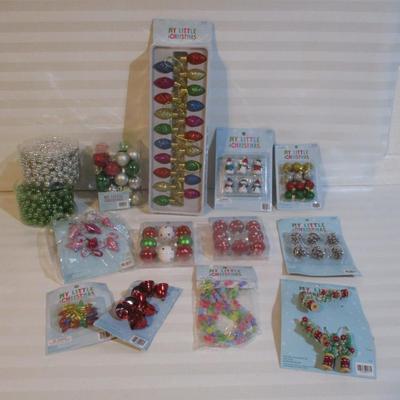 28 - New In The Package Blush Boxed Basics Beads & My Little Christmas Ornaments Choice YY/ZZ (See All Pictures)