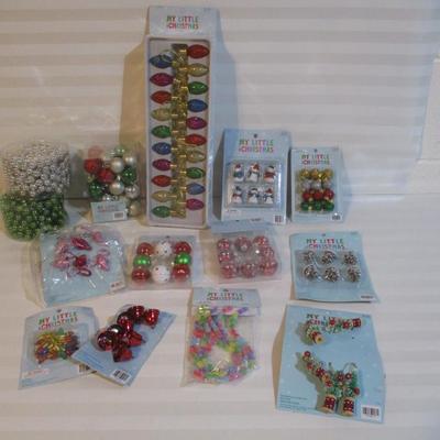 28 - New In The Package Blush Boxed Basics Beads & My Little Christmas Ornaments Choice YY/ZZ (See All Pictures)