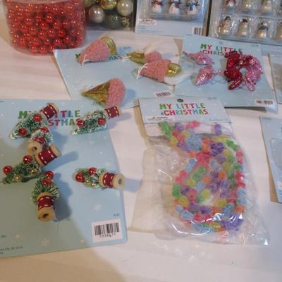 28 - New In The Package Blush Boxed Basics Beads & My Little Christmas Ornaments Choice YY/ZZ (See All Pictures)