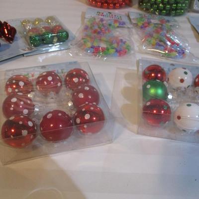 12 - New In The Package Blush Boxed Basics Beads & My Little Christmas Ornaments Choice AAA