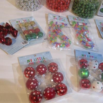 12 - New In The Package Blush Boxed Basics Beads & My Little Christmas Ornaments Choice AAA