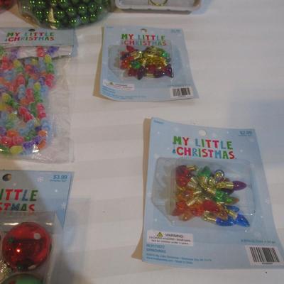 12 - New In The Package Blush Boxed Basics Beads & My Little Christmas Ornaments Choice AAA