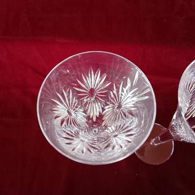 2 WATERFORD CRYSTAL CHAMPAGNE FLUTES