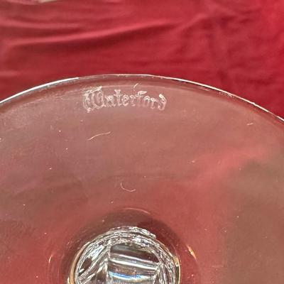 2 WATERFORD CRYSTAL CHAMPAGNE FLUTES