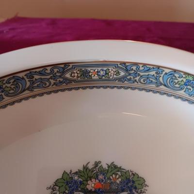TRULY STUNNING LENOX PRESIDENTIAL COLLECTION "AUTUMN" SERVING DISH AND 2 SERVING BOWLS
