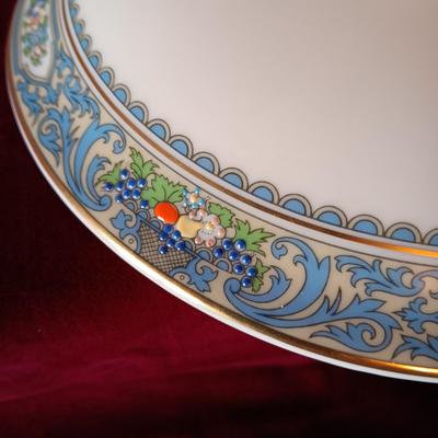 TRULY STUNNING LENOX PRESIDENTIAL COLLECTION "AUTUMN" SERVING DISH AND 2 SERVING BOWLS