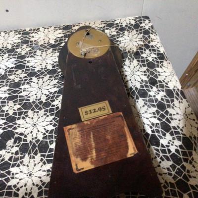 Gilbert 12 Day Clock Not Working Has Key No Pendulum