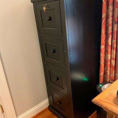 Four Drawer Locking File Cabinet