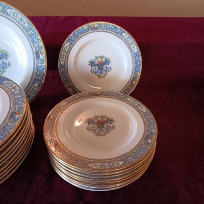 TRULY STUNNING LENOX PRESIDENTIAL COLLECTION "AUTUMN" 10 BOWLS AND 10 BREAD PLATES