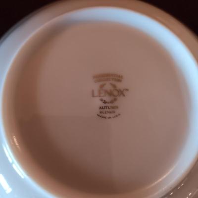 STUNNING LENOX PRESIDENTIAL COLLECTION "AUTUMN" 10 SALAD PLATES AND 10 DESSERT BOWLS