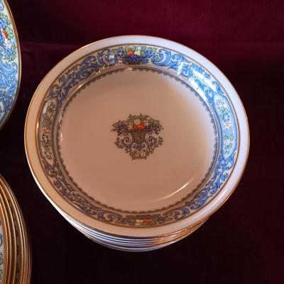 STUNNING LENOX PRESIDENTIAL COLLECTION "AUTUMN" 10 SALAD PLATES AND 10 DESSERT BOWLS