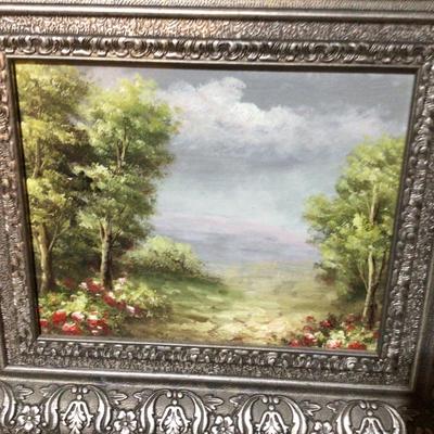 Framed Oil Painting