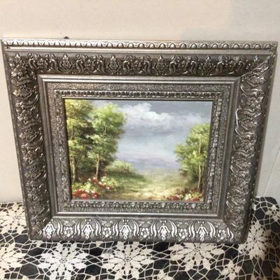 Framed Oil Painting