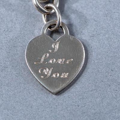 TIFFANY "I LOVE YOU" HEART BRACELET