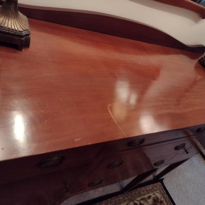 Wooden Sideboard- Approx 62" Long, 22" Deep, 39" Tall