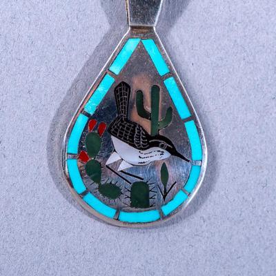 ZUNI STERLING NECKLACE BY DENNIS AND NANCY EDAAKIE