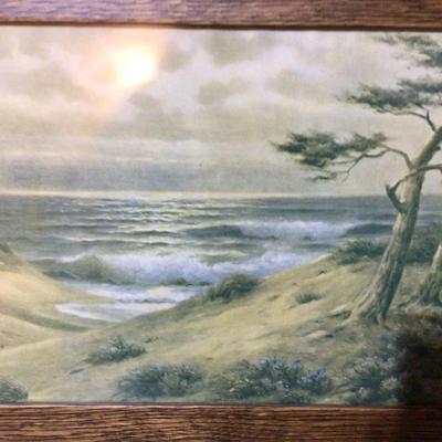 Reproduction Nels Hagerup “A Silvery Monteray” Norwegian Artist