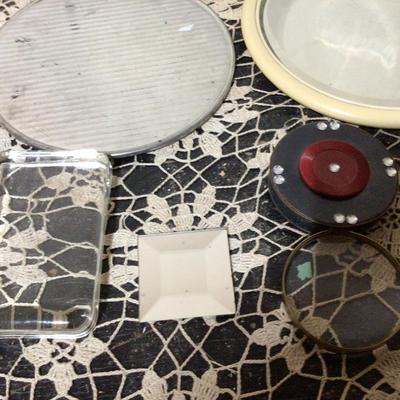 Hand Mirror and Magnifying Glasses Lot