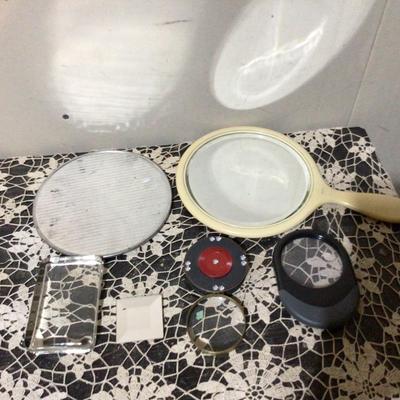 Hand Mirror and Magnifying Glasses Lot