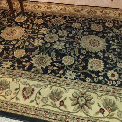Floral Design Area Rug- Approx 63" x 90 1/2"
