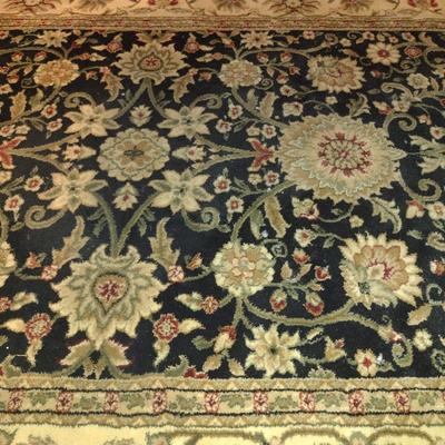 Floral Design Area Rug- Approx 63" x 90 1/2"