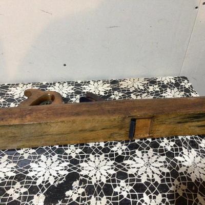 Large Vintage Wood Plain Tool