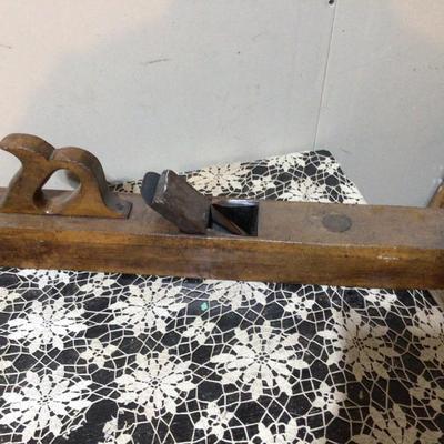 Large Vintage Wood Plain Tool
