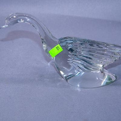 HEISEY GLASS SWAN